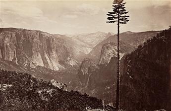 CARLETON E. WATKINS (1829-1916) Yosemite Valley from the Best General View. 1865-66; printed prior to 1876.                                      